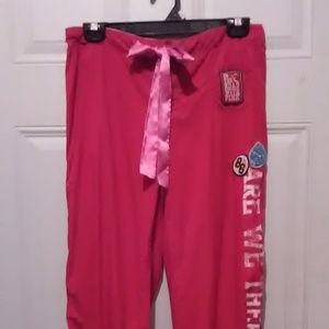 "PINK" cotton capri's * NWOT